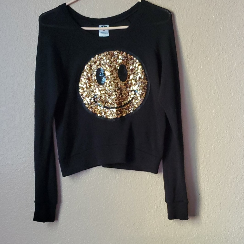 ML long-sleeved happy face shirt